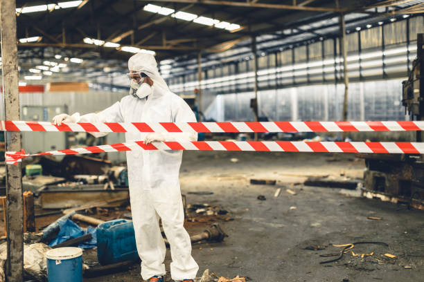 Professional Biohazard technician working in South Bound Brook, NJ